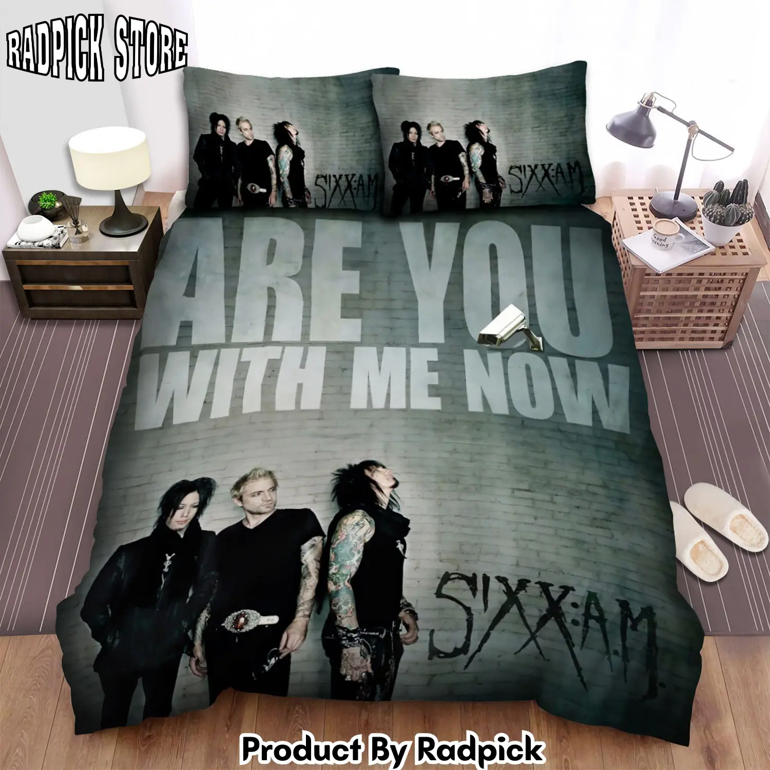 Radpick sixxam are you with me now bed sheets spread comforter duvet cover bedding sets rp3272307